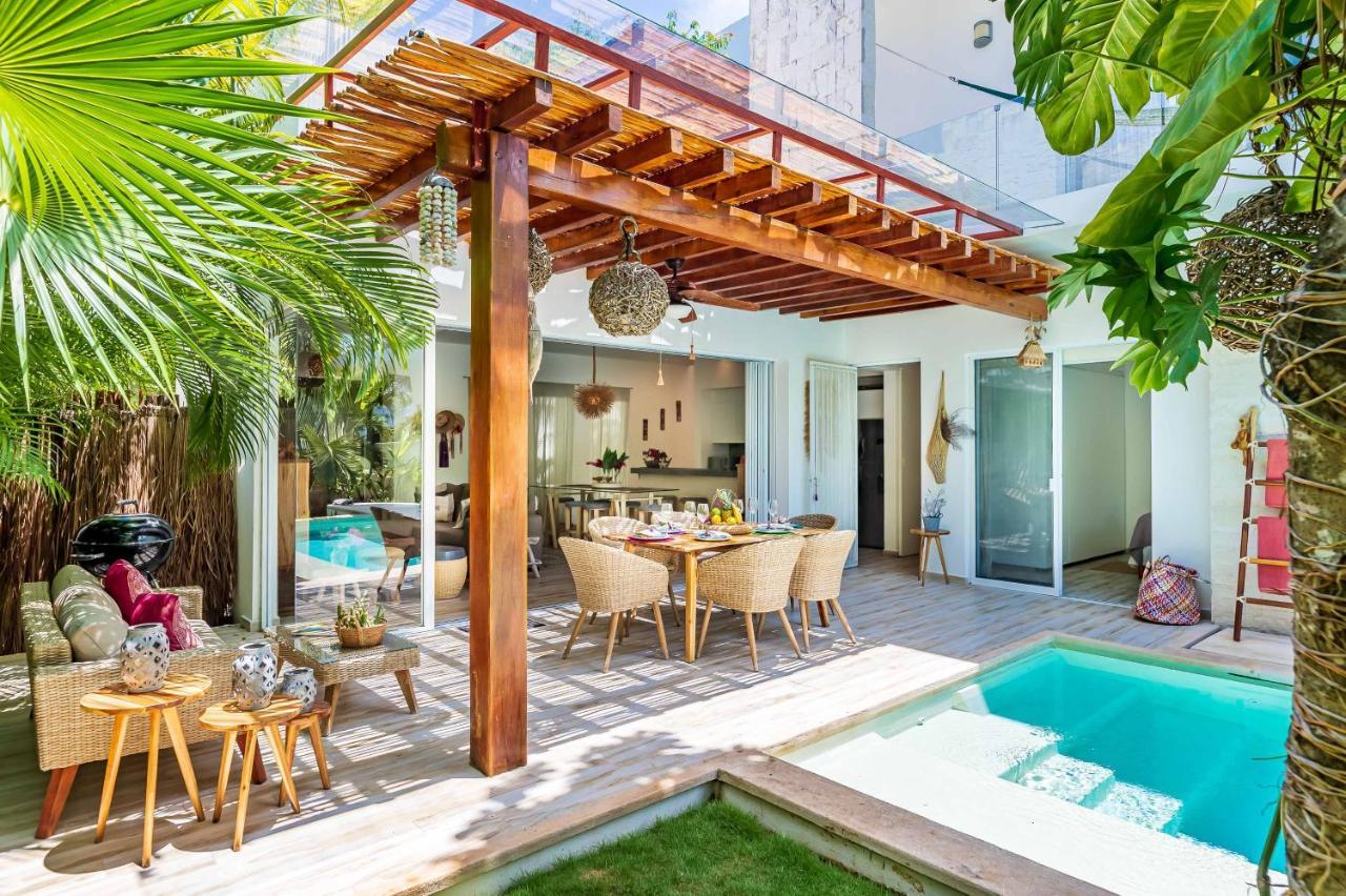 Chic & Mexican Villa, A True Oasis Pool, Security Tulum Exterior photo