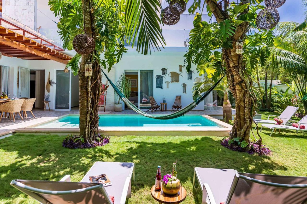 Chic & Mexican Villa, A True Oasis Pool, Security Tulum Exterior photo