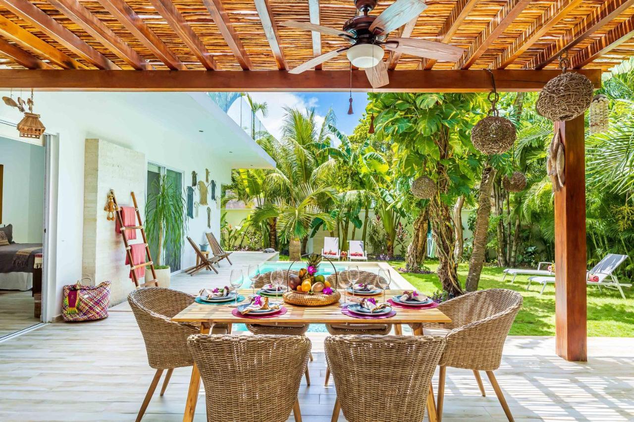 Chic & Mexican Villa, A True Oasis Pool, Security Tulum Exterior photo